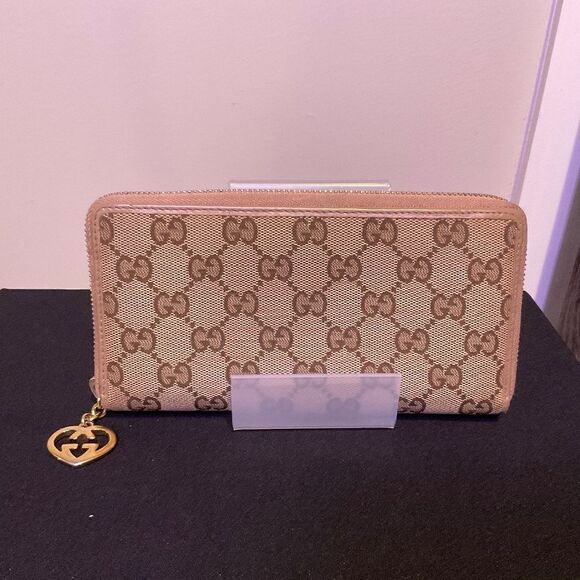 Gucci Zippy Long Wallet with Logo Charm - Picture 1 of 10
